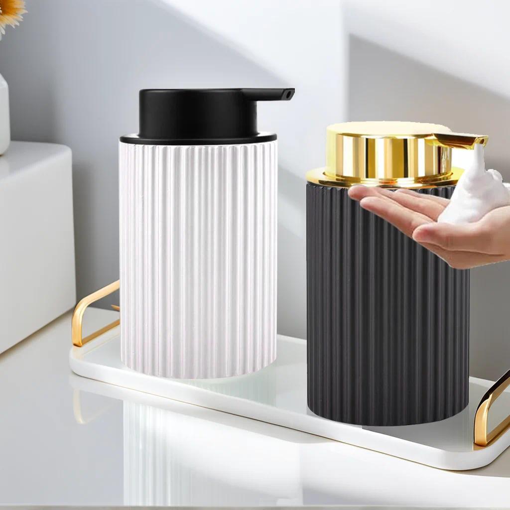 Hand Foaming spenser Bottle Durable Plastic Container for Foaming Facial Cleanser, Hand Soap, Shampo