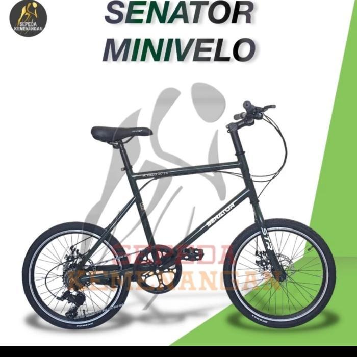 READY Sepeda Minivelo 20 Senator New 8 speed rem cakram