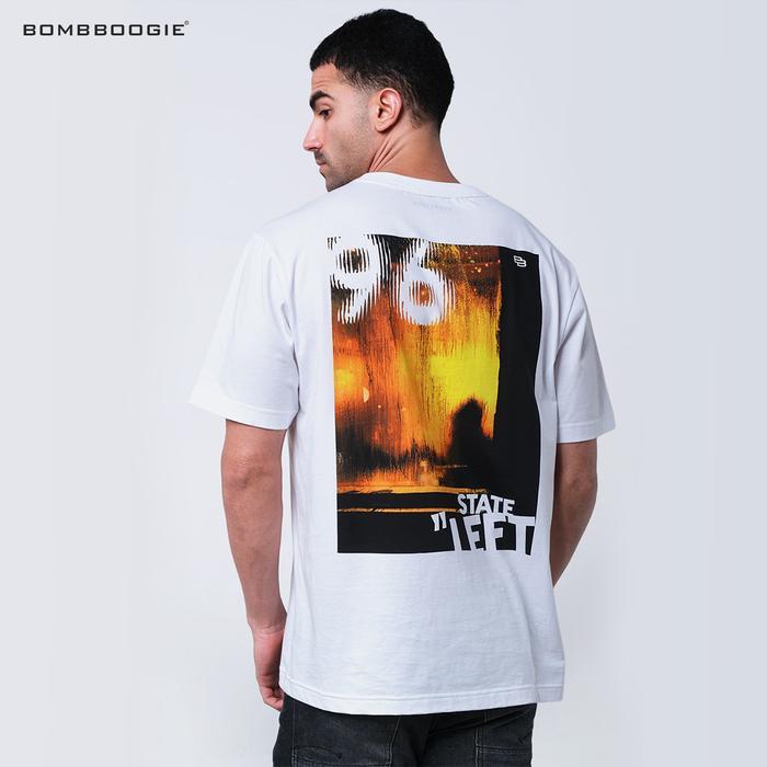 Bombboogie Kaos Pria Monza Regular 2.0 12F83B4WT - White, S