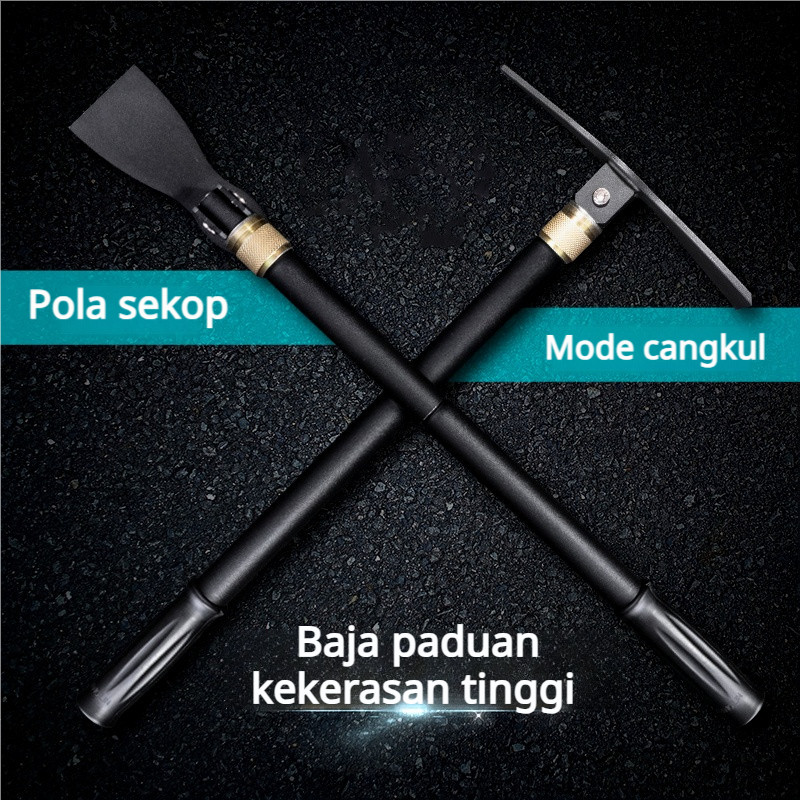 Alam|| Sekop penggali parit, beliung lipat multifungsi luar ruangan, cangkul, sekop pancing portabel