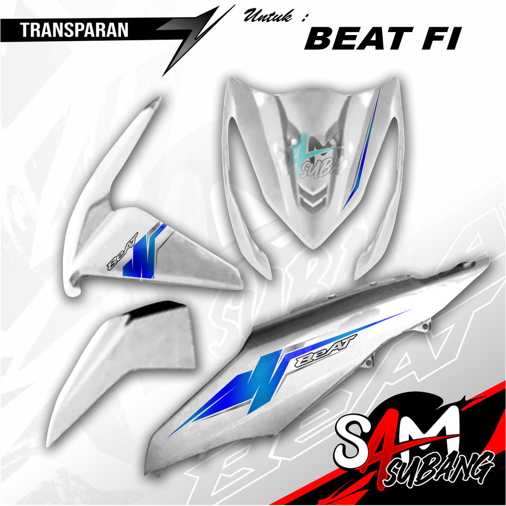 Striping Transparan Beat Fi Motif Simple