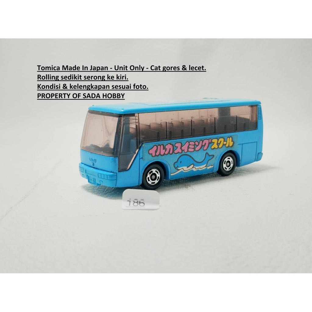 Tomica No. 83 Isuzu Super Hi-Decker Swimming School Bus Unit Only Blue