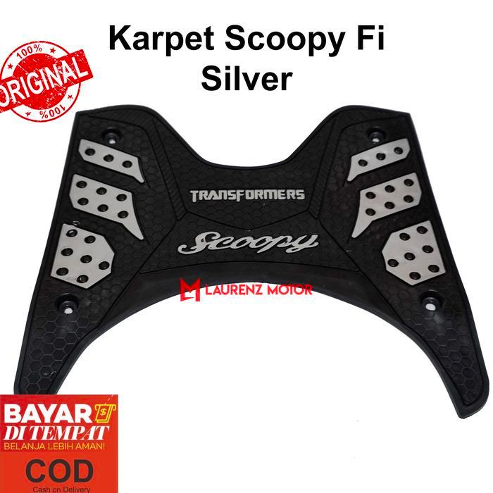 Best Seller Karpet Honda Scoopy 2015 2016 2017 2018 Bordes Pijakan Kaki Alas Kaki Variasi Motor - SI
