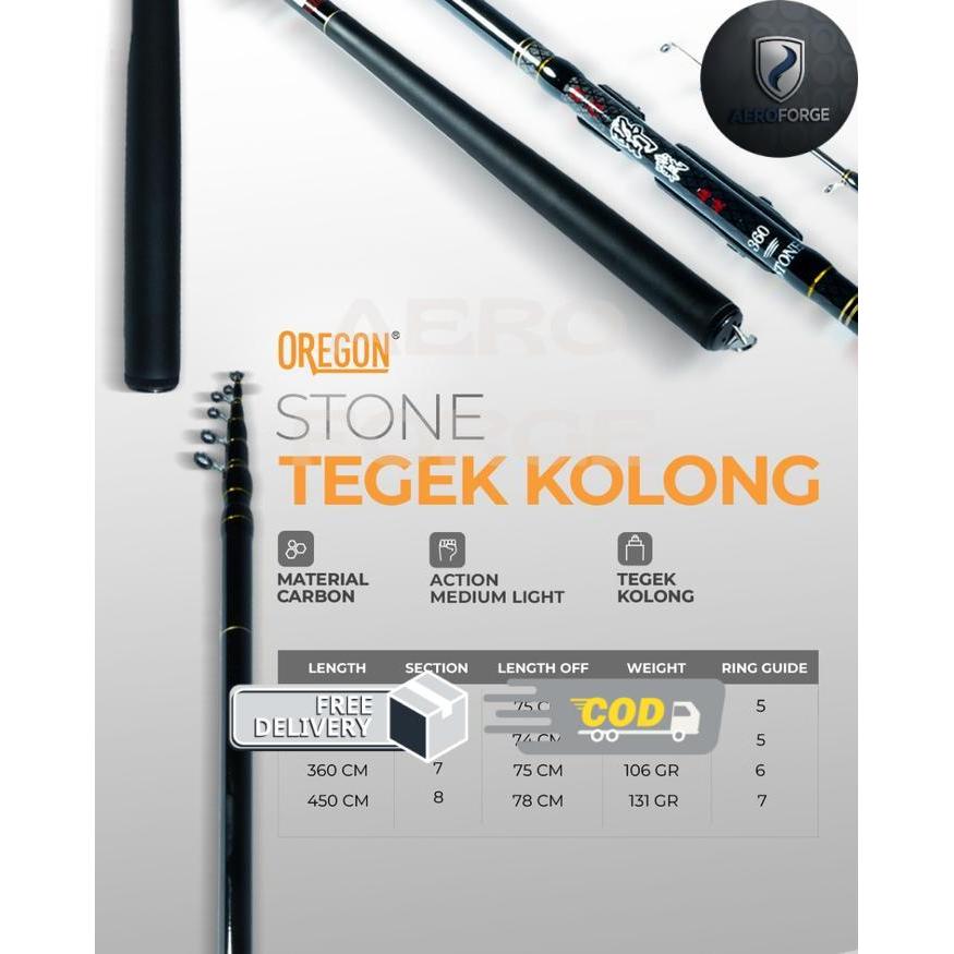 Joran Tegek Kolong Oregon Stone - 270