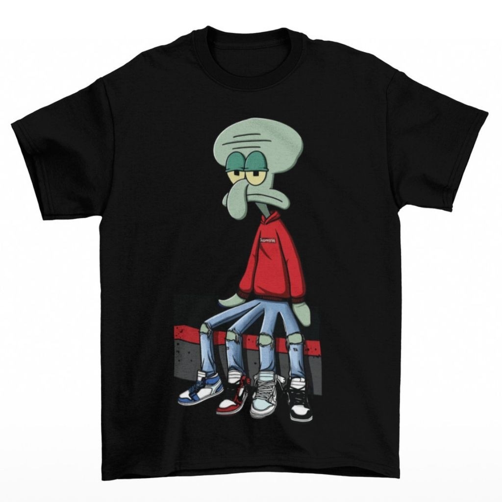 Kaos Squidward Baju T-shirt Distro Squidward Kaos Pria & Wanita
