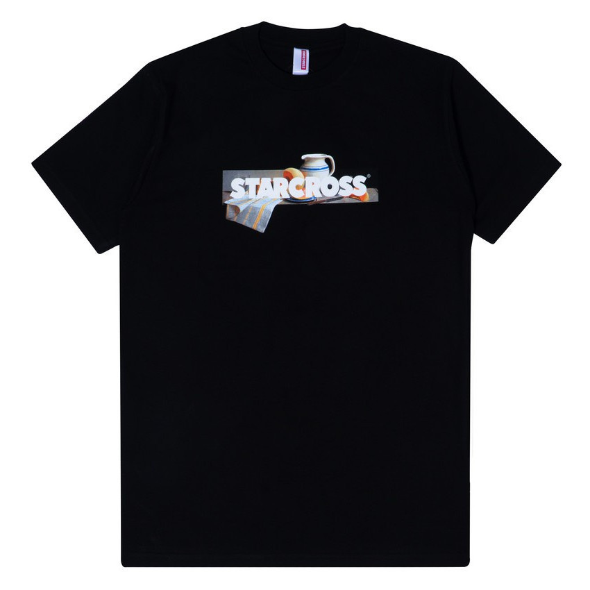 STARCROSS Kaos Pria - PLATTER - Black Original 100% Katun