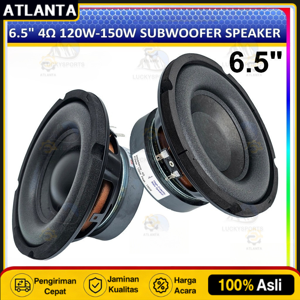 Speaker 6.5 inch Subwoofer 150W 4 ohm 6.5" Hifi Speker Woofer LM-6527 6528/Speaker 5.25" inch Subwoo