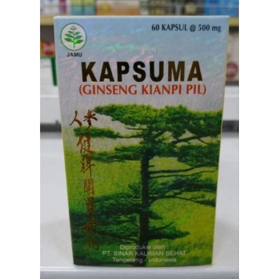 HerbaLita ~ ( PILL GEMUK ORI ) Jamu Kapsuma  60 kapsul - untuk menaikan berat badan