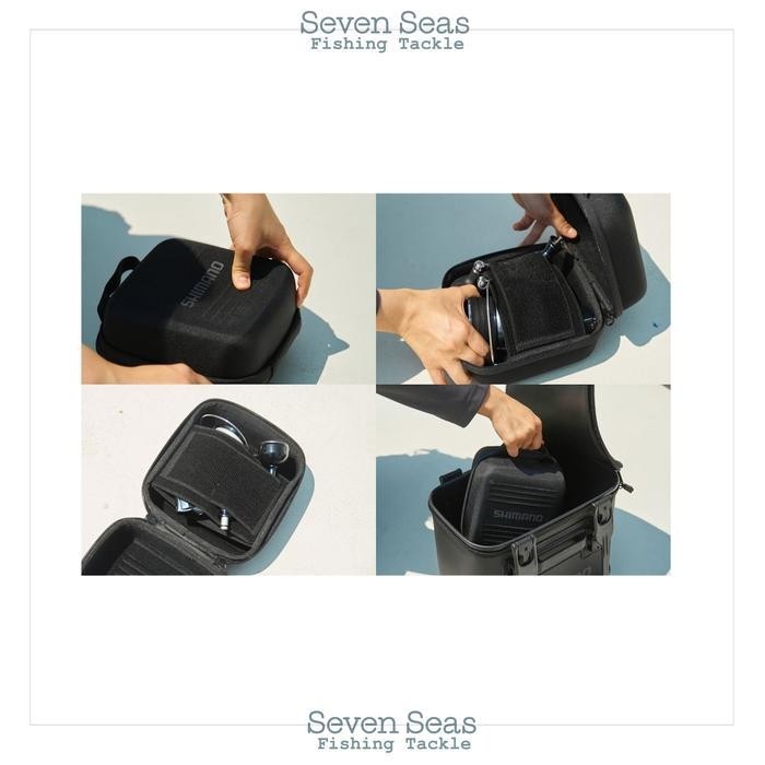 Shimano Semi Hard Reel Guar Case Bp-231X Tempat Box Pelindung Penyimpanan Reel Pancing