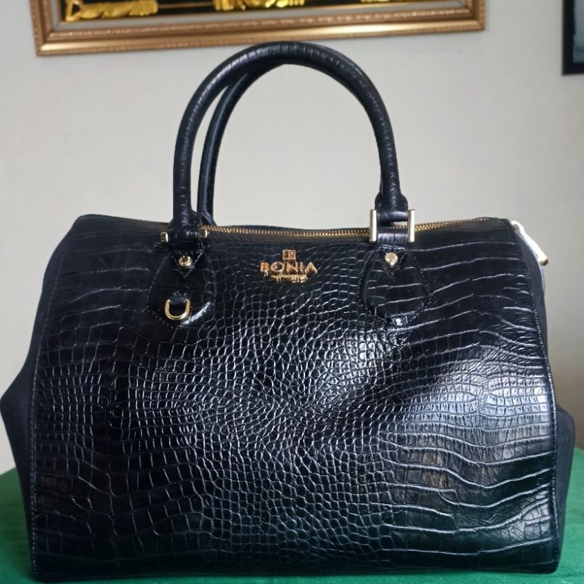 tas kulit buaya asli BONIA