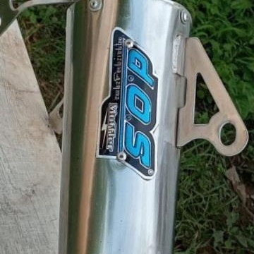 NAYELLE KNALPOT RACING DOS TERMURAH ALL BEBEK SUPRA110/SUPRA X/SUPRA X125/REVO/VEGA/JUPITER/SMES ORI