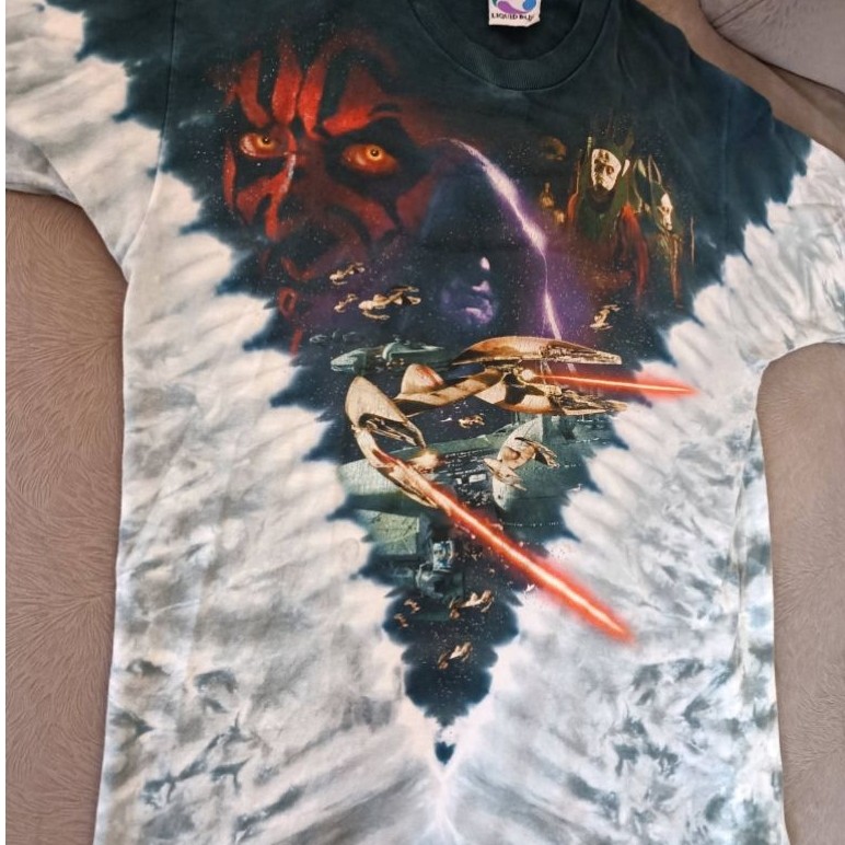 kaos vintage liquid blue Star wars episode 1 authentic good conditon legit
