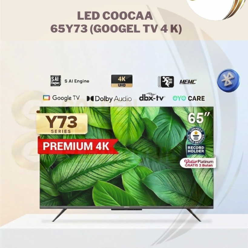 LED COOCAA 65Y73 4K (Google TV)