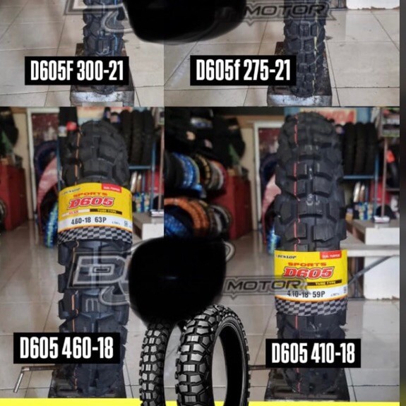 ban dunlop D605 dual purpose