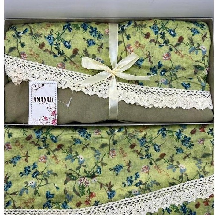 Mukena silky Bahan Katun Silky Terbaru Motif