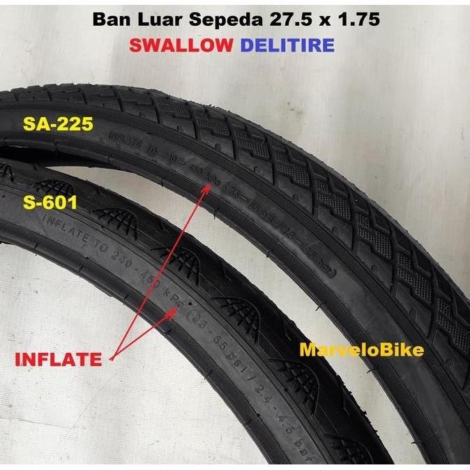 Ban Luar Sepeda 27.5 x 1.75 Swallow Ban Luar Swallow 27.5 x 1.75 murah