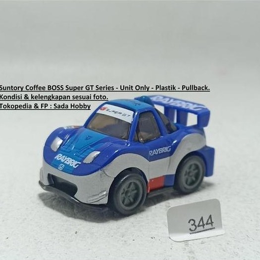 SUNTORY COFFE BOSS HONDA NSX GT RAYBRIG PULLBACK CHORO UNIT ONLY CADATOYS