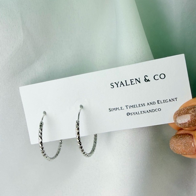 Anting bulat polos