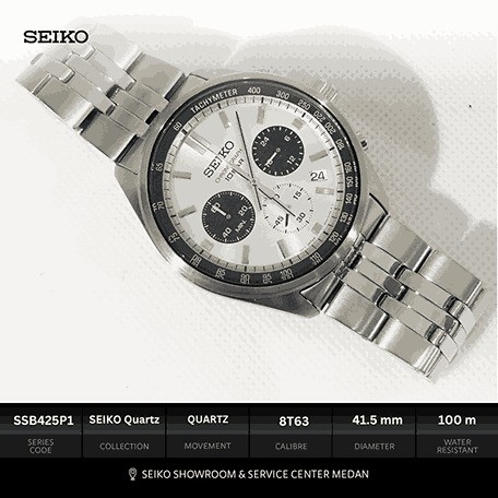 Seiko Showroom Medan - Seiko Chronograph SSB425P1 Quartz