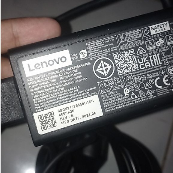 Charger laptop Lennovo