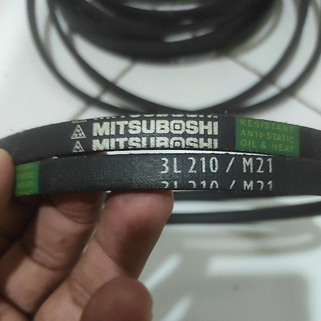 FAN BELT MESIN CUCI M21 VANBELT MITSUBOSHI M21 TALI KIPAS MESIN CUCI M21