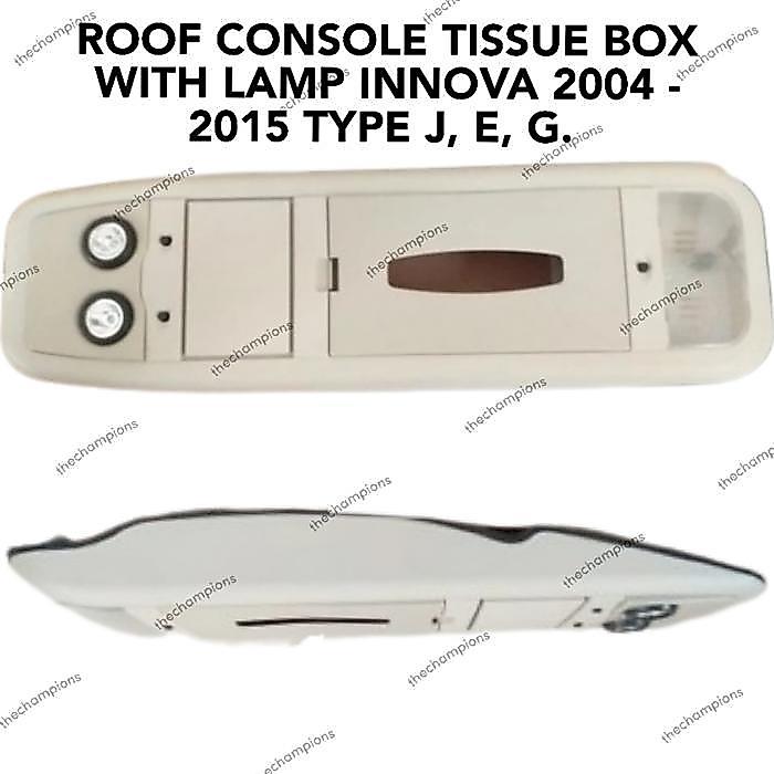 ROOF CONSOLE TISSUE BOX WITH LAMP INNOVA 2004 - 2015