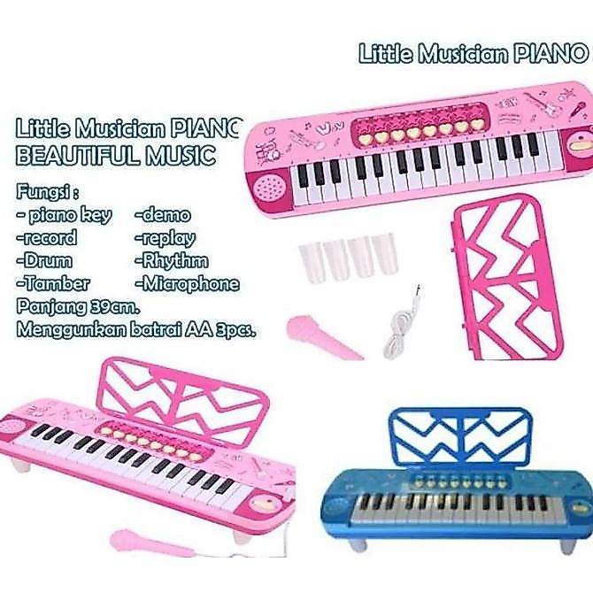MAINAN ORGEN EDUKATIF ANAK ALAT MUSIK PIANO EDUKASI KEYBOARD TD
