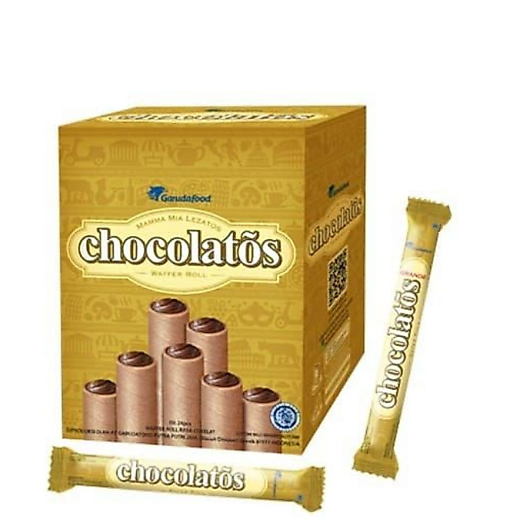 CHOCOLATOS WAFER ROLL 1 BOX / CHOCOLATOS WAFER 500
