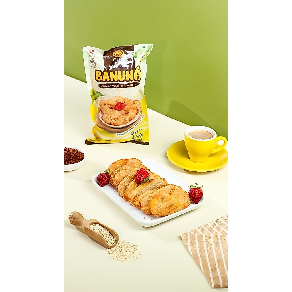 Banuna Pisang Goreng Wijen Beku 400gr
