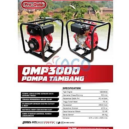 (:(:(:(] Pompa Tambang Pro-Quip USA QMP300D - Pompa Tambang Berkualitas Tinggi
