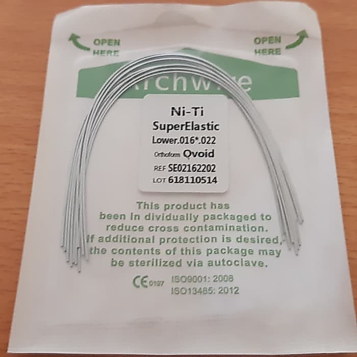 Dental Kawat Niti Recta kawat behel gigi Niti Recta 16x22 LOWER