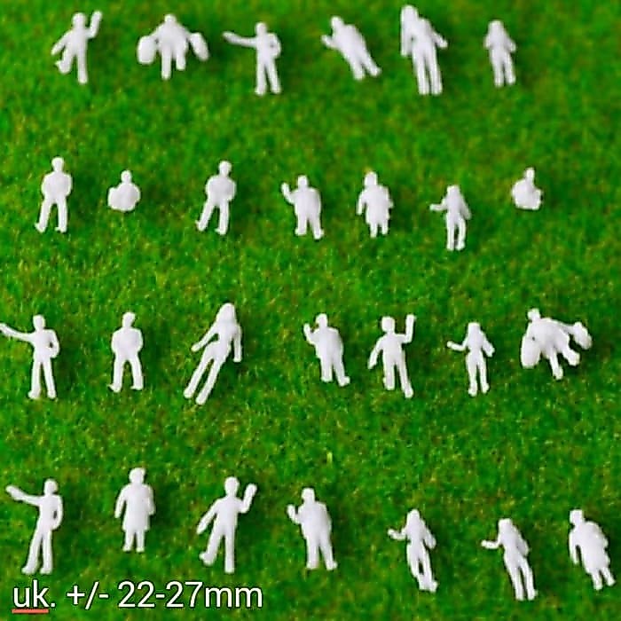 Maket Miniatur Orang Manusia Mini 22-27mm - Bentuk Random