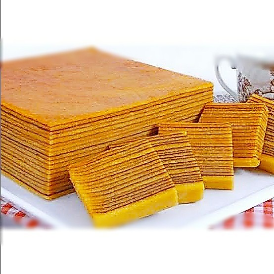 Kue Lapis Legit Cokelat 1 Box (765gr) Kue Lapis Legit Wisman Kue Lapis Legit Morisca Kue Lapis Legit