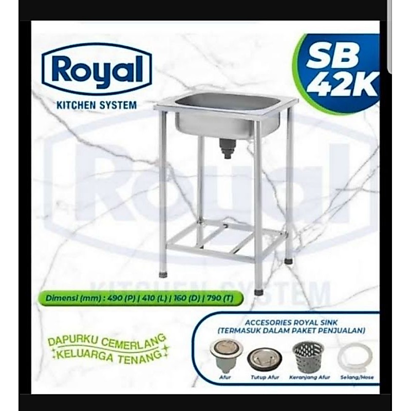 Royal Bak Cuci Piring / Kitchen Sink tipe SB 42 K