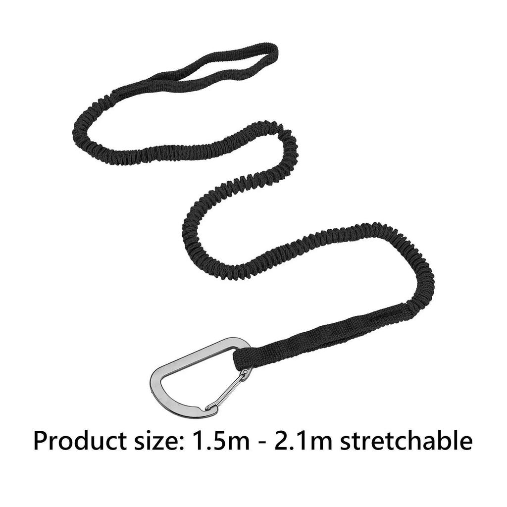 4x Kayak Paddle Leash, Kayak Rod Leash, Kayak Paddle Lanyard Stretable Strap, Kayak Fishing Accessor