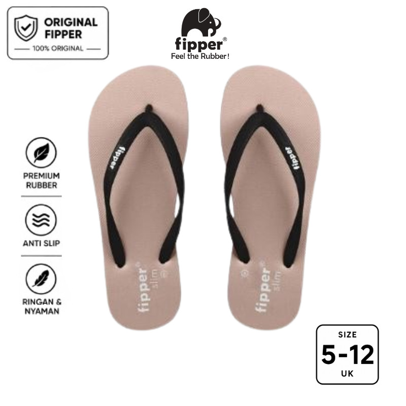 Fipper - Slim Beige / Black