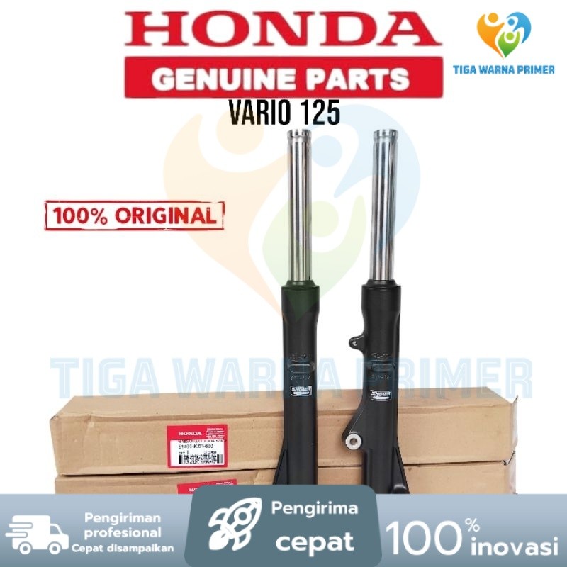 AS SHOCK TABUNG DEPAN VARIO 125 ORIGINAL ASLI HONDA AHM 51400-KZR-600 51500-KZR-600