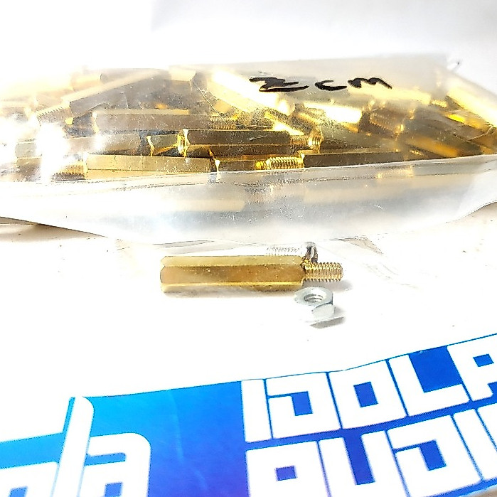 Spacer Kaki PCB 2 cm Kuningan | Spacer PCB Ukuran 2cm
