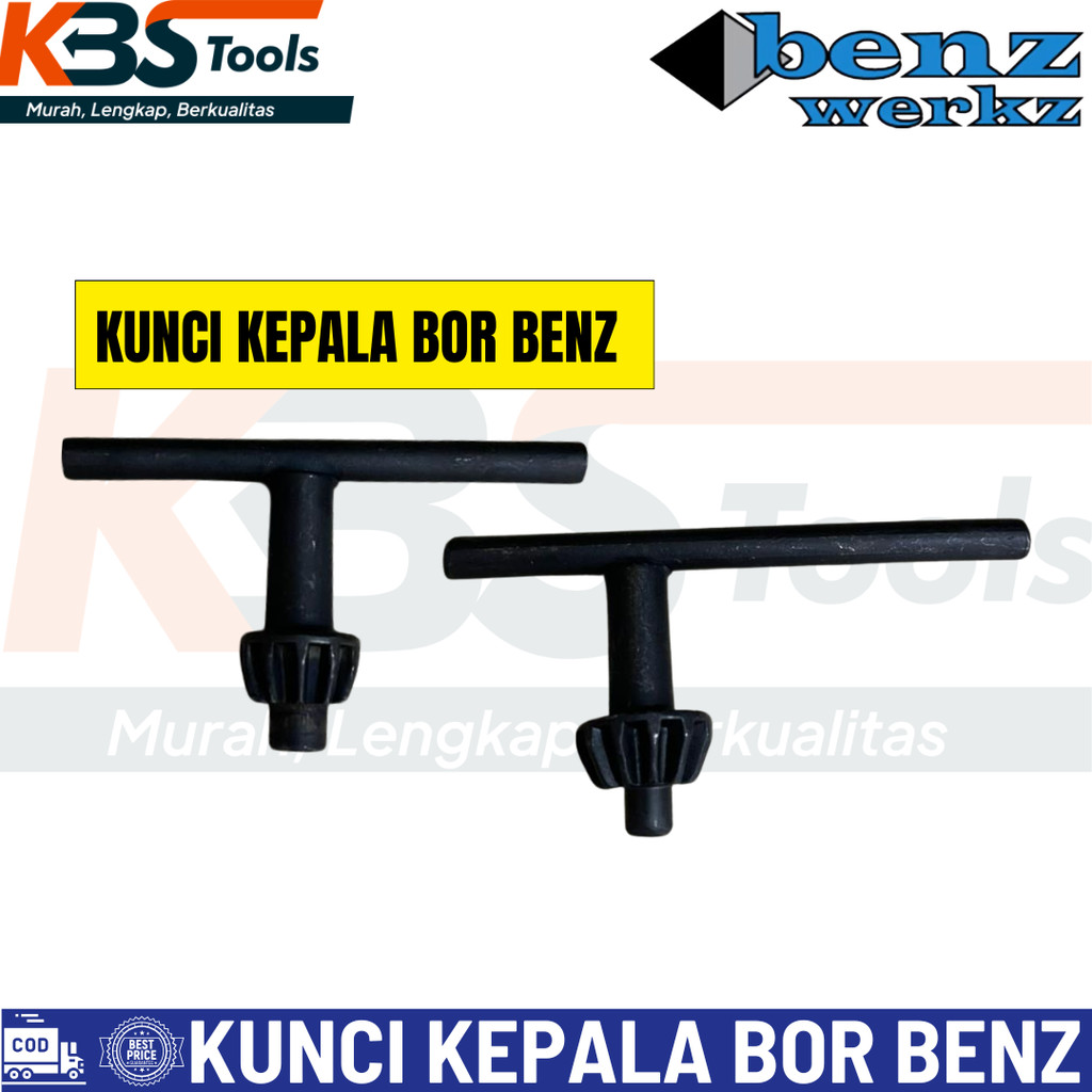 KUNCI KEPALA BOR BENZ  DRILL CHUCK KEY UNTUK MESIN BOR LISTRIK