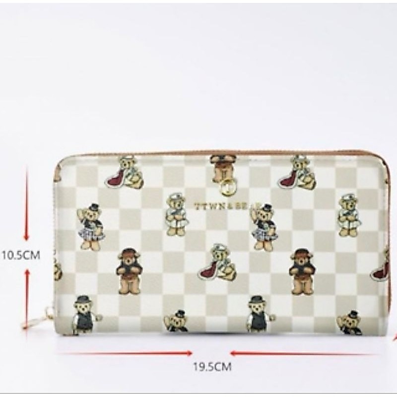 TTWN Bear Long Wallet TT 2320 100% Original