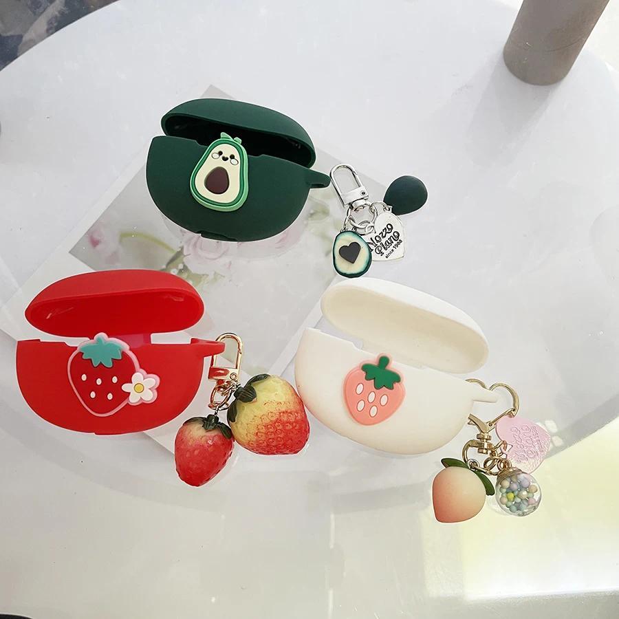 Cartoon fruit Cover for JBL TUNE T120 /T125 TWS/ T230NC/ T130NC Earphone Silicone Case for JBL TUNE 