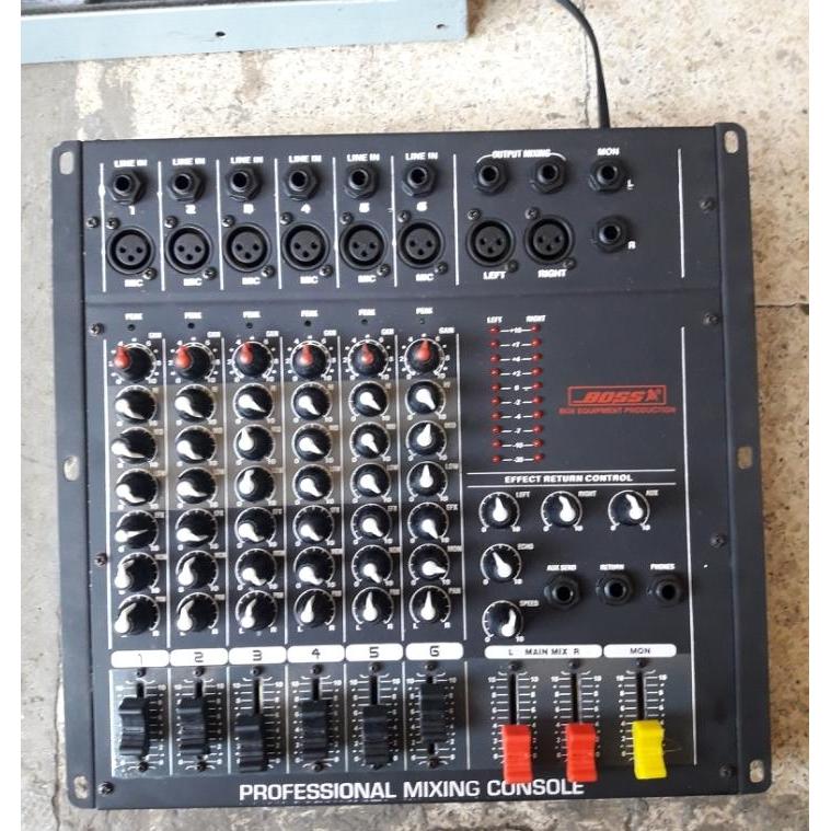 mixer audio 6 channel sound system karaoke