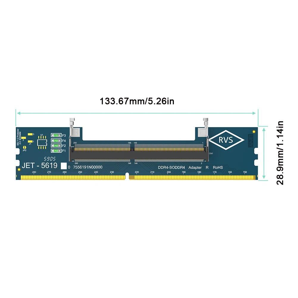 1PC Card Hard Drive Converter Laptop SO DDR4 RAM To Desktop DDR4 Adapter Card Memory Tester SO MM 4 