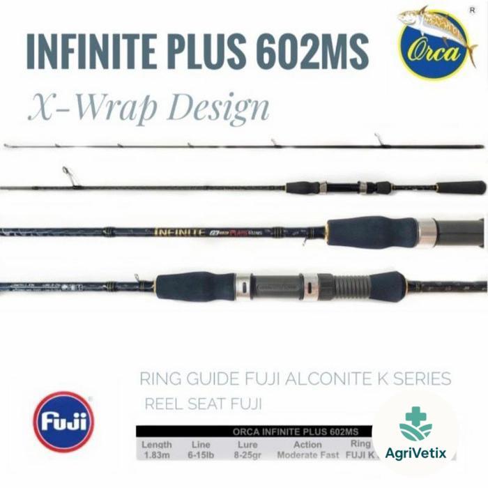 Joran Spinning Casting Orca Infinite 602 Carbon Ring Guide K-Serires - infinite plus