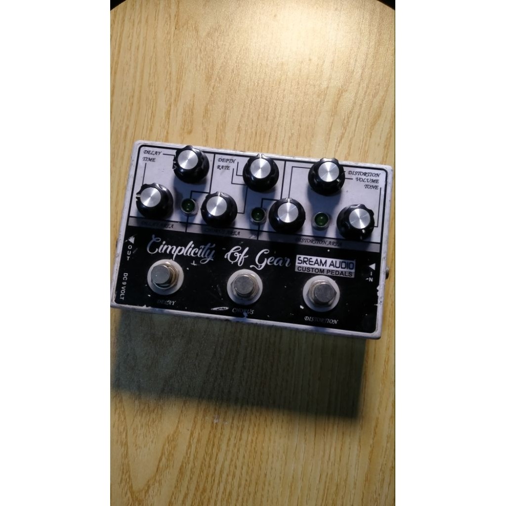 Efek Gitar Distorsi Delay Reverb ( Second )