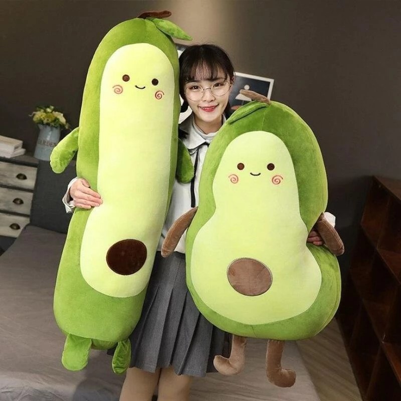 Bantal Guling Boneka Alpukat Lucu – Jumbo & Empuk untuk Anak & Dewasa
