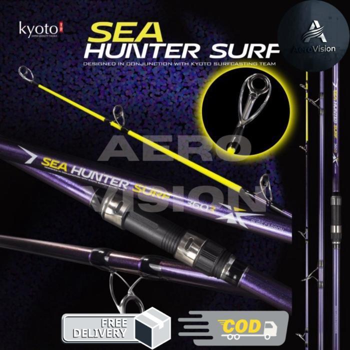 Joran Laut Kyoto Sea Hunter Surf 390 420 Carbon Kuat Murah Lure Weight - 390