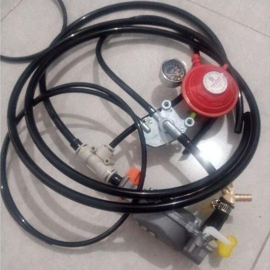 Paket siap pakai Konverter kit BBG Motor Matic dan Karbu