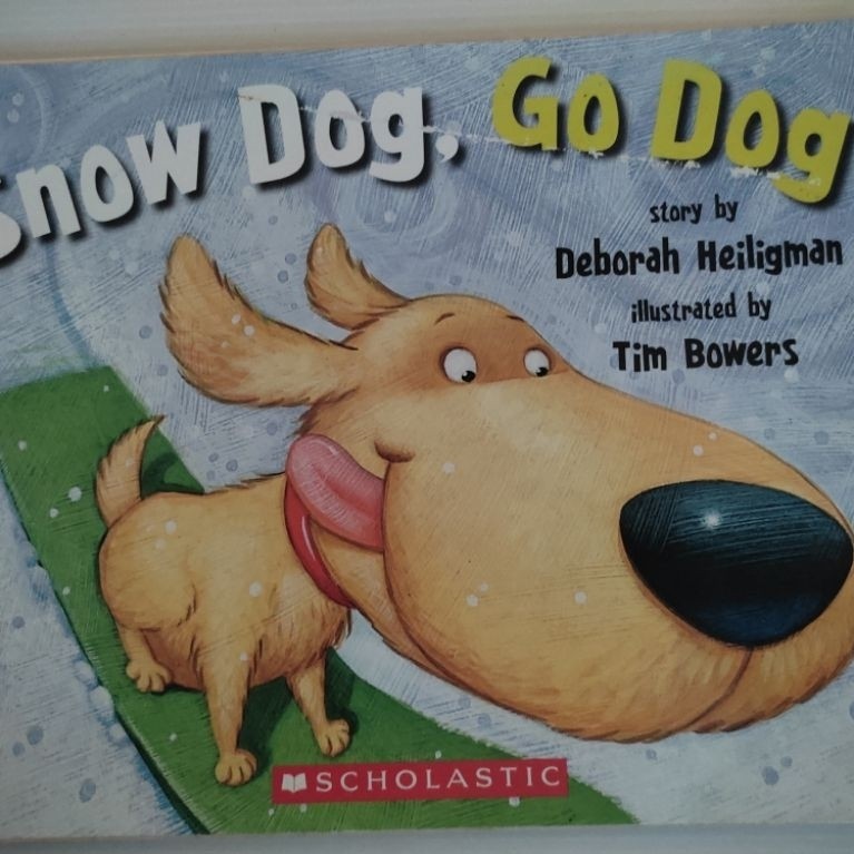 Buku Cerita Import Scholastic: Snow Dog, Go Dog