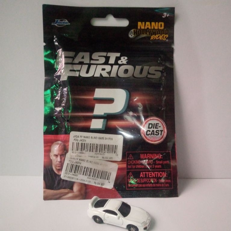Diecast jada  Toyota Supra putih